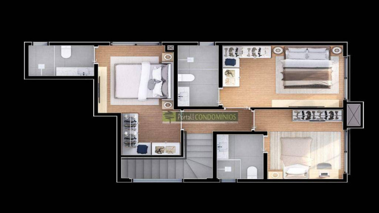 Imagem Cobertura com 3 Quartos à Venda, 168 m² em Ahú - Curitiba