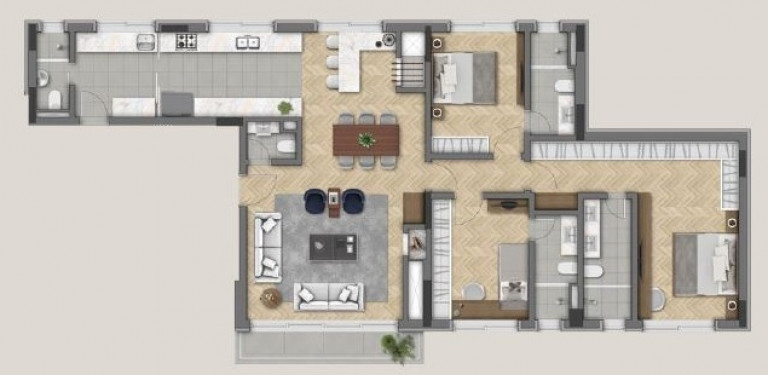 Imagem Apartamento com 3 Quartos à Venda, 361 m² em Mont Serrat - Porto Alegre Imagem Apartamento com 3 Quartos à Venda, 361 m² em Mont Serrat - Porto Alegre