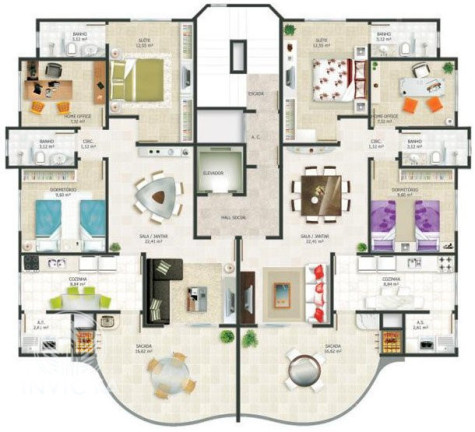 Imagem Apartamento com 3 Quartos à Venda, 99 m² em Pioneiros - Balneário Camboriú