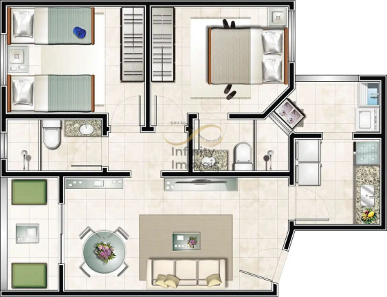 Imagem Cobertura com 2 Quartos à Venda, 104 m² em João Pinheiro - Belo Horizonte Imagem Cobertura com 2 Quartos à Venda, 104 m² em João Pinheiro - Belo Horizonte