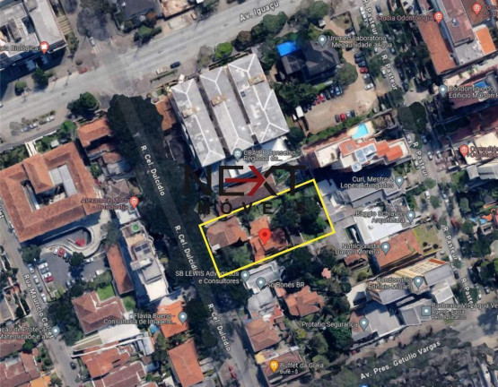 Terreno à Venda, 1.488 m² em Batel - Curitiba