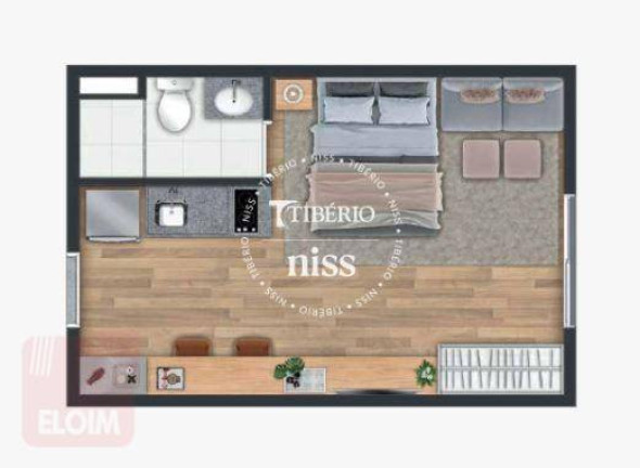 Imagem Studio com 1 Quarto à Venda, 24 m² em Higienópolis - São Paulo Imagem Studio com 1 Quarto à Venda, 24 m² em Higienópolis - São Paulo