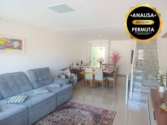 Sobrado com 3 Quartos à Venda, 200 m² em Campestre - Santo André