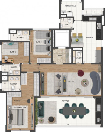 Imagem Apartamento com 3 Quartos à Venda, 163 m² em Moema - São Paulo Imagem Apartamento com 3 Quartos à Venda, 163 m² em Moema - São Paulo