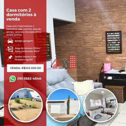 Imagem Casa com 2 Quartos à Venda, 330 m² em Jardim Verona Ii - Pirassununga Imagem Casa com 2 Quartos à Venda, 330 m² em Jardim Verona Ii - Pirassununga