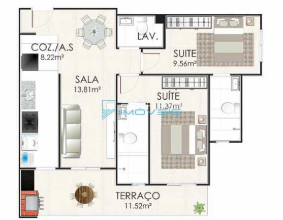 Imagem Apartamento com 2 Quartos à Venda, 74 m² em Aviação - Praia Grande Imagem Apartamento com 2 Quartos à Venda, 74 m² em Aviação - Praia Grande