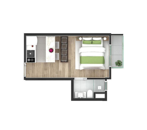 Imagem Imóvel com 1 Quarto à Venda, 35 m² em Centro - Curitiba Imagem Imóvel com 1 Quarto à Venda, 35 m² em Centro - Curitiba