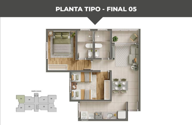 Imagem Apartamento com 2 Quartos à Venda, 53 m² em Nova São Pedro - São Pedro Da Aldeia