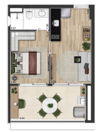 Imagem Apartamento com 1 Quarto à Venda, 39 m² em Sumaré - São Paulo Imagem Apartamento com 1 Quarto à Venda, 39 m² em Sumaré - São Paulo