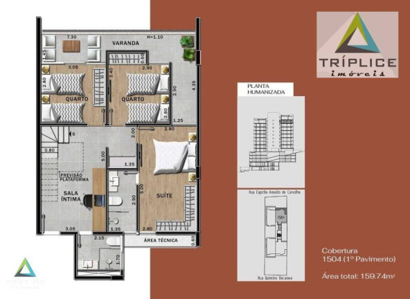 Imagem Cobertura com 3 Quartos à Venda, 159 m² em Jardim Glória - Juiz De Fora Imagem Cobertura com 3 Quartos à Venda, 159 m² em Jardim Glória - Juiz De Fora