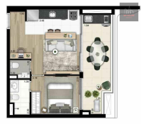 Imagem Apartamento com 1 Quarto à Venda, 50 m² em Pompeia - São Paulo Imagem Apartamento com 1 Quarto à Venda, 50 m² em Pompeia - São Paulo