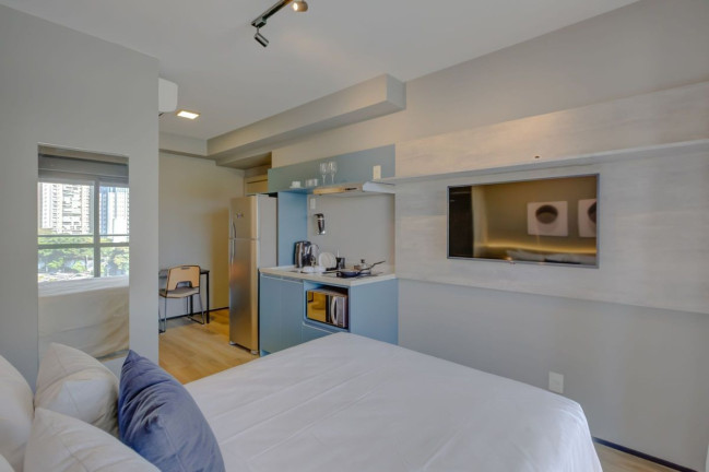 Imagem Apartamento com 1 Quarto para Alugar, 25 m² em Brooklin - São Paulo
