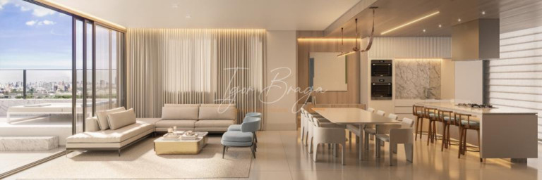 Imagem Apartamento com 3 Quartos à Venda, 133 m² em Mercês - Curitiba