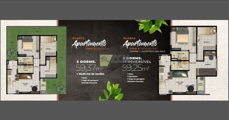 Imagem Apartamento com 2 Quartos à Venda, 54 m² em Jardim Novo ângulo - Hortolândia