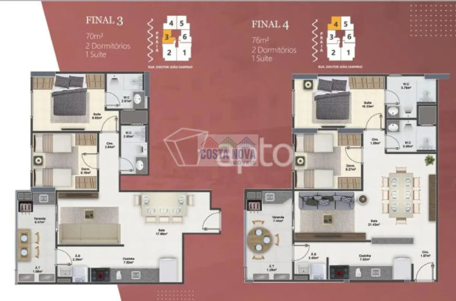 Imagem Apartamento com 3 Quartos à Venda, 126 m² em Guilhermina - Praia Grande Imagem Apartamento com 3 Quartos à Venda, 126 m² em Guilhermina - Praia Grande