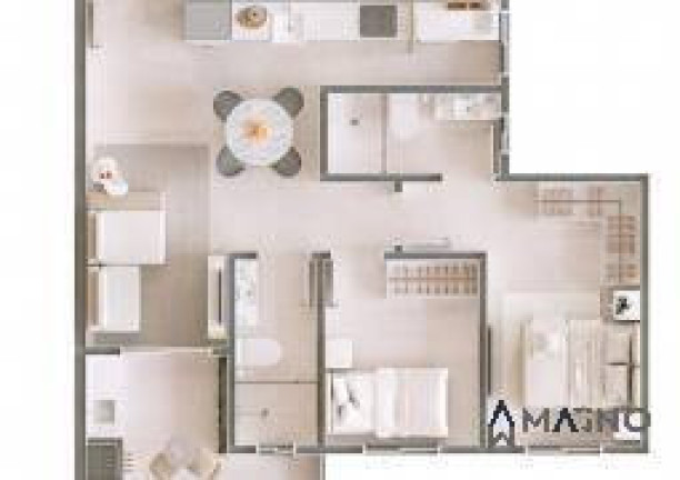 Imagem Apartamento com 1 Quarto à Venda, 55 m² em Country - Cascavel