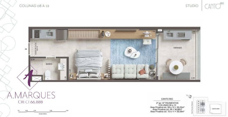 Imagem Loft à Venda, 38 m² em Ipanema - Rio De Janeiro