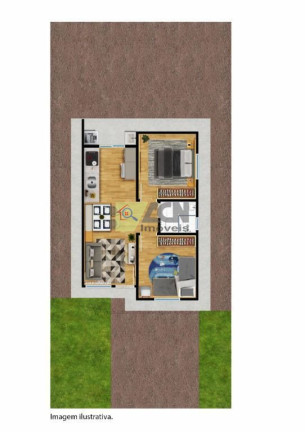 Imagem Casa com 2 Quartos à Venda, 42 m² em Jardim Amanda I - Hortolândia