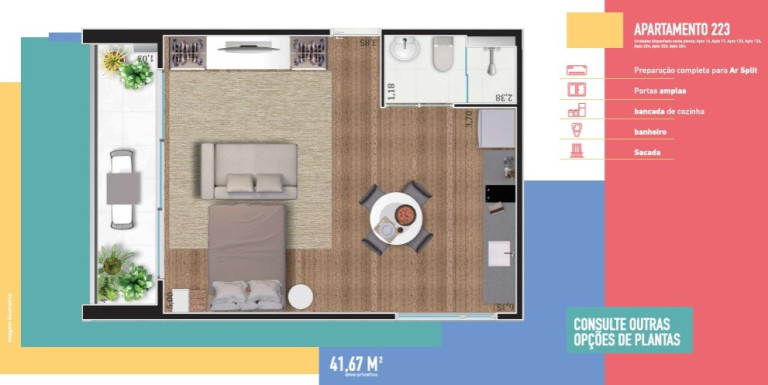 Imagem Imóvel com 1 Quarto à Venda, 28 m² em Jardim Nova Aliança Sul - Ribeirão Preto Imagem Imóvel com 1 Quarto à Venda, 28 m² em Jardim Nova Aliança Sul - Ribeirão Preto