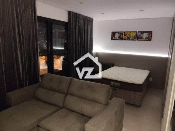 Imagem Apartamento com 1 Quarto para Alugar, 37 m² em Campo Belo - São Paulo