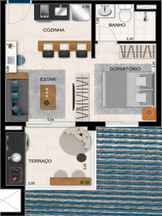 Imagem Apartamento com 2 Quartos à Venda, 56 m² em Jardim Flor Da Montanha - Guarulhos