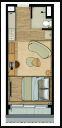 Imagem Imóvel com 1 Quarto à Venda, 23 m² em Cerqueira César - São Paulo Imagem Imóvel com 1 Quarto à Venda, 23 m² em Cerqueira César - São Paulo