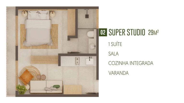 Imagem Flat com 1 Quarto à Venda, em Barra Grande - Cajueiro Da Praia Imagem Flat com 1 Quarto à Venda, em Barra Grande - Cajueiro Da Praia