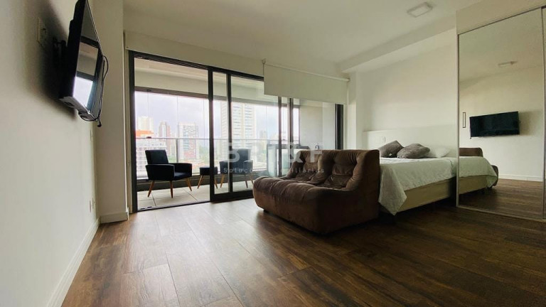 Apartamento com 1 Quarto para Alugar, 43 m² em Brooklin - São Paulo