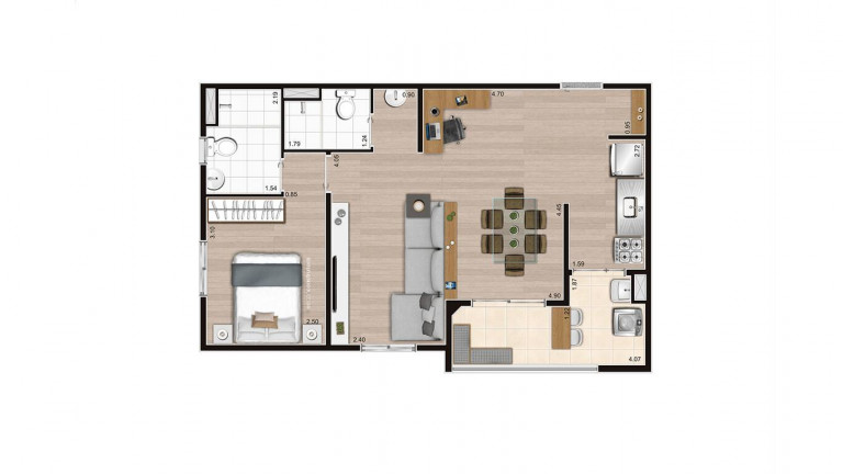 Imagem Apartamento com 2 Quartos à Venda, 5 m² em Vila Das Bandeiras - Guarulhos