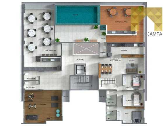 Imagem Apartamento com 1 Quarto à Venda, 37 m² em Intermares - Cabedelo Imagem Apartamento com 1 Quarto à Venda, 37 m² em Intermares - Cabedelo