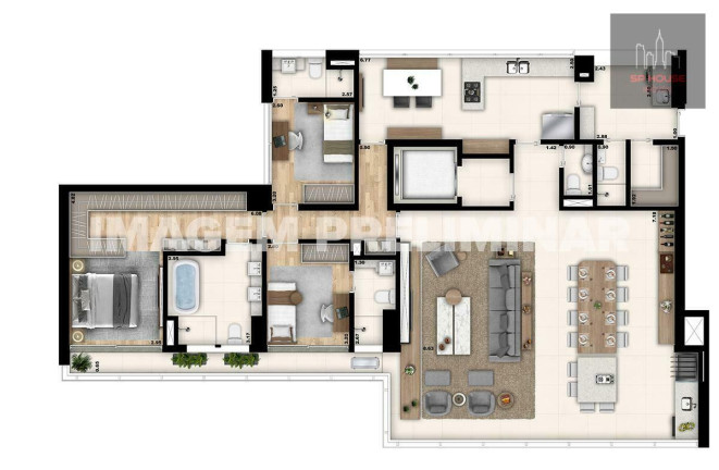 Imagem Apartamento com 3 Quartos à Venda, 184 m² em Vila Romana - São Paulo