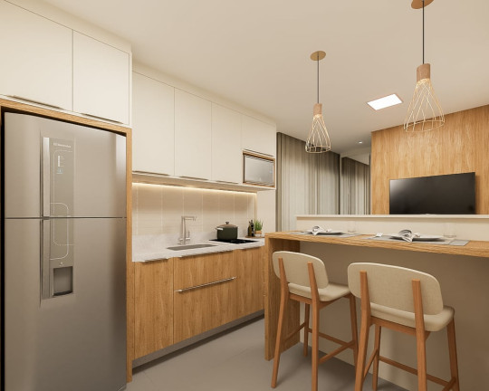 Imagem Apartamento com 1 Quarto à Venda, 24 m² em Mercês - Curitiba