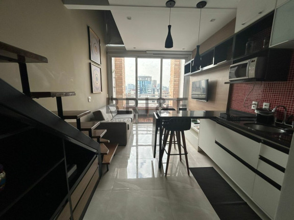 Apartamento com 1 Quarto à Venda ou Locação, 46 m² em Brooklin - São Paulo