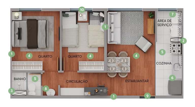 Imagem Imóvel com 2 Quartos à Venda, 42 m² em Monjolos - São Gonçalo