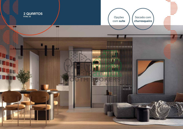Imagem Apartamento com 2 Quartos à Venda, 26 m² em Portão - Curitiba Imagem Apartamento com 2 Quartos à Venda, 26 m² em Portão - Curitiba