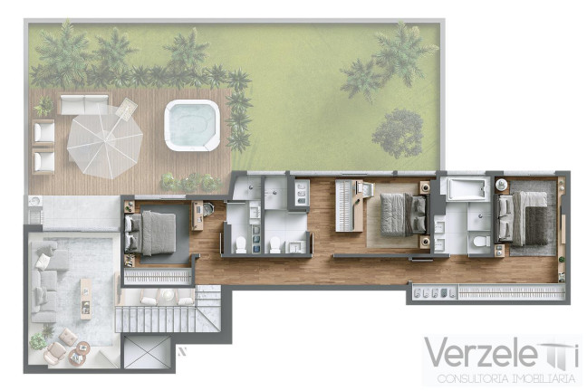 Imagem Apartamento com 3 Quartos à Venda, 175 m² em Praia Brava De Itajaí - Itajaí
