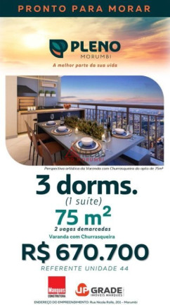 Imagem Apartamento com 3 Quartos à Venda, 75 m² em Vila Andrade - São Paulo Imagem Apartamento com 3 Quartos à Venda, 75 m² em Vila Andrade - São Paulo