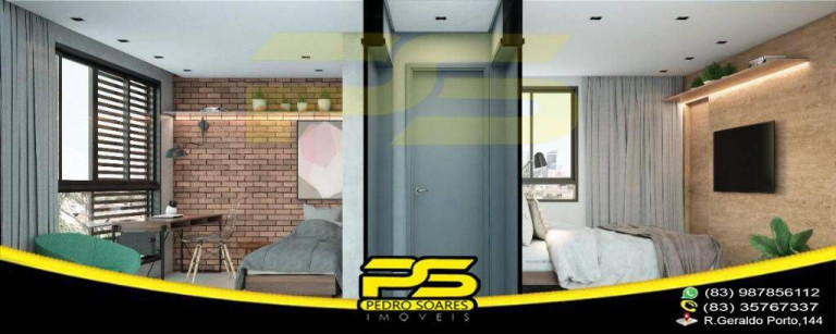 Imagem Apartamento com 2 Quartos à Venda, 52 m² em Bancários - João Pessoa Imagem Apartamento com 2 Quartos à Venda, 52 m² em Bancários - João Pessoa