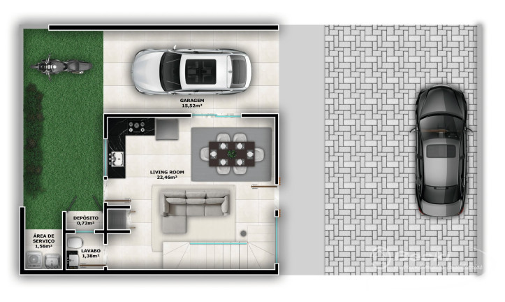 Imagem Casa com 3 Quartos à Venda, 156 m² em Bom Retiro - Joinville Imagem Casa com 3 Quartos à Venda, 156 m² em Bom Retiro - Joinville