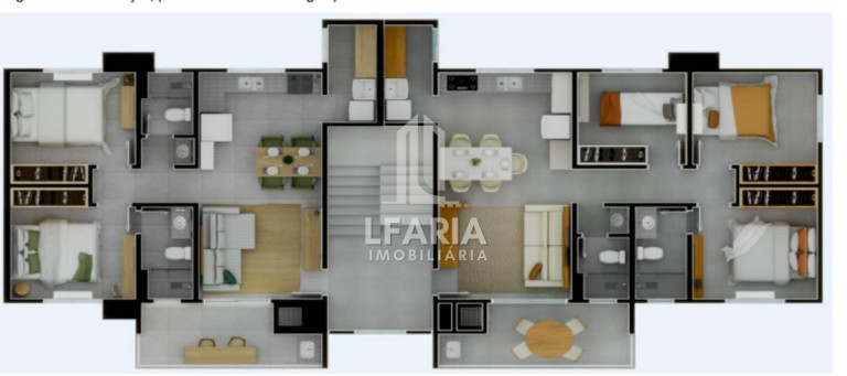 Imagem Apartamento com 2 Quartos à Venda, 75 m² em Paese - Itapoá Imagem Apartamento com 2 Quartos à Venda, 75 m² em Paese - Itapoá