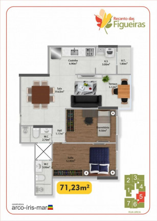 Imagem Apartamento com 2 Quartos à Venda, 71 m² em Vila Guilhermina - Praia Grande