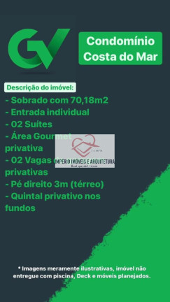 Imagem Casa com 2 Quartos à Venda, em Jardim Tarumãs - Caraguatatuba Imagem Casa com 2 Quartos à Venda, em Jardim Tarumãs - Caraguatatuba