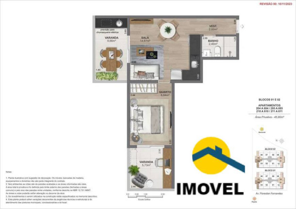 Imagem Apartamento com 1 Quarto à Venda, 45 m² em Camboinhas - Niterói Imagem Apartamento com 1 Quarto à Venda, 45 m² em Camboinhas - Niterói