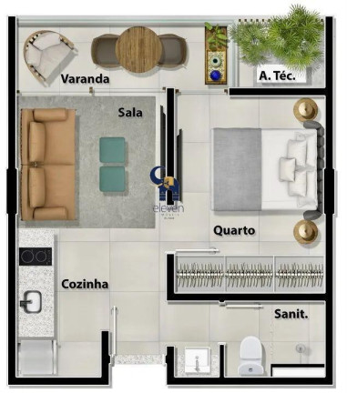 Imagem Apartamento com 2 Quartos à Venda, 58 m² em Ondina - Salvador Imagem Apartamento com 2 Quartos à Venda, 58 m² em Ondina - Salvador