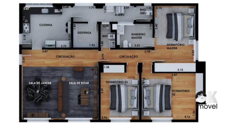 Imagem Apartamento com 3 Quartos à Venda, 147 m² em Higienópolis - São Paulo