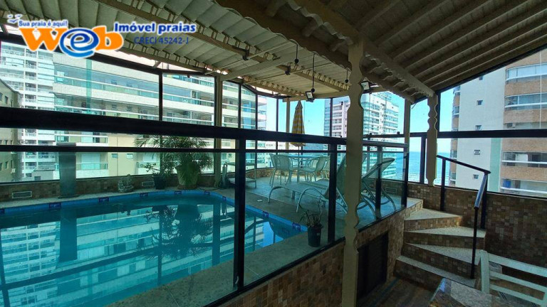Imagem Cobertura com 4 Quartos para Alugar, 300 m² em Canto Do Forte - Praia Grande