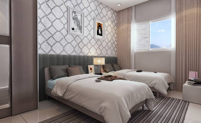 Imagem Apartamento com 1 Quarto à Venda, 52 m² em Jardim Real - Praia Grande