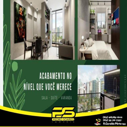 Imagem Apartamento com 2 Quartos à Venda, 50 m² em Jardim Cidade Universitária - João Pessoa Imagem Apartamento com 2 Quartos à Venda, 50 m² em Jardim Cidade Universitária - João Pessoa