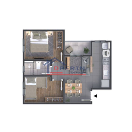 Imagem Apartamento com 2 Quartos à Venda, 45 m² em Recreio São Judas Tadeu - São Carlos Imagem Apartamento com 2 Quartos à Venda, 45 m² em Recreio São Judas Tadeu - São Carlos