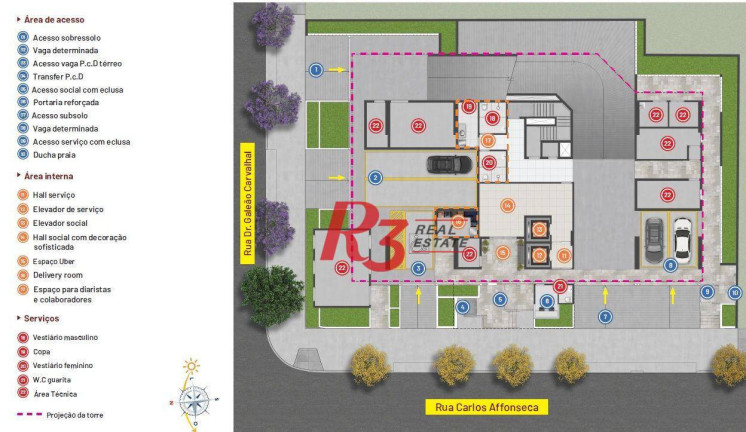 Imagem Apartamento com 3 Quartos à Venda, 124 m² em Gonzaga - Santos Imagem Apartamento com 3 Quartos à Venda, 124 m² em Gonzaga - Santos